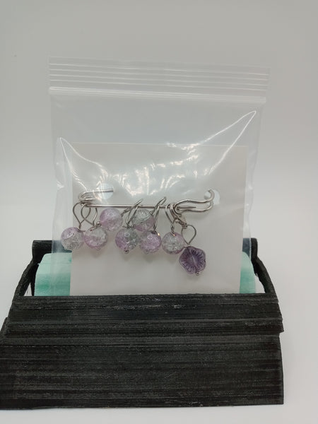 Glass Bead Stitch Marker Set