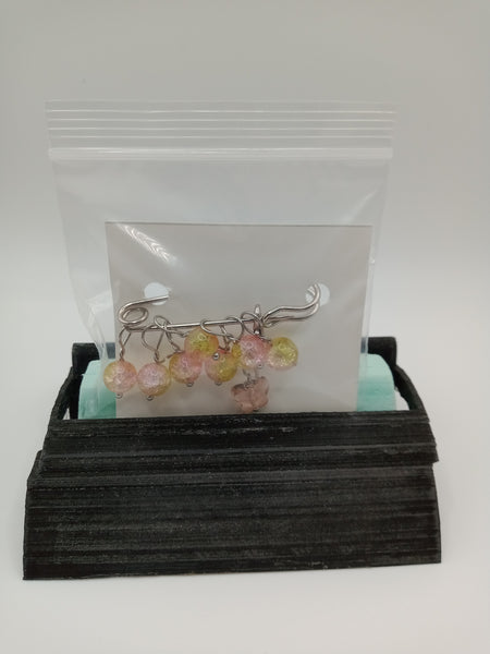 Glass Bead Stitch Marker Set