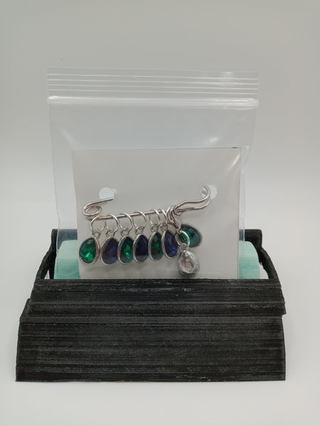 Faux Gem Stitch Marker Set