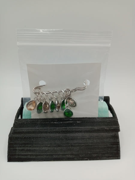 Faux Gem Stitch Marker Set