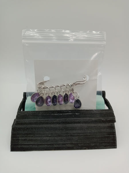 Faux Gem Stitch Marker Set